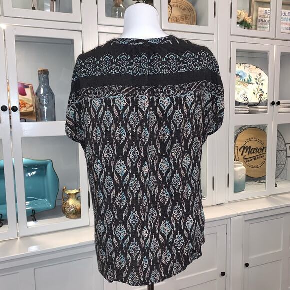 BCBGMaxAzria Ayanna Hi-Lo Vneck Oversized Top Sz S - Picture 3 of 7